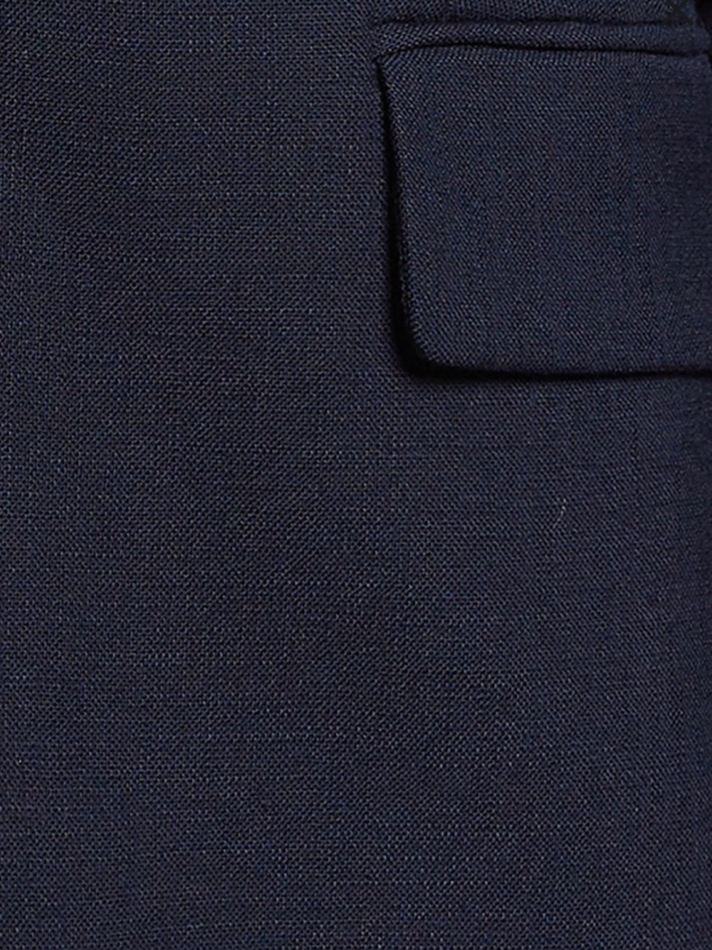 Veronica Beard Dark Navy Single-Button Blazer - Picture 6 of 9